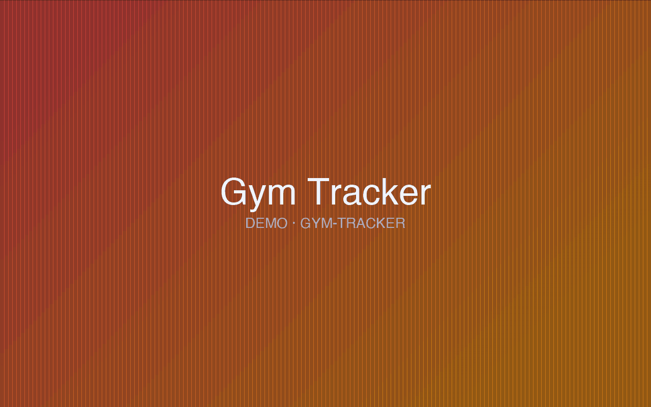 Gym Tracker